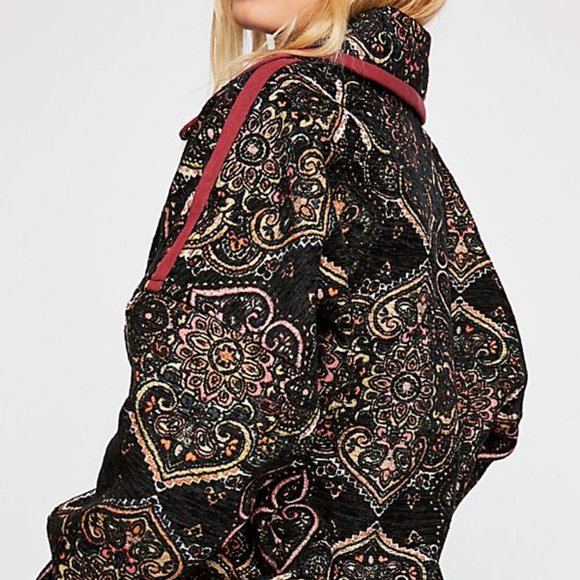 NEW $268 FREE PEOPLE Labyrinth Oversized Chenille Jacket!!! - Picture 3 of 11